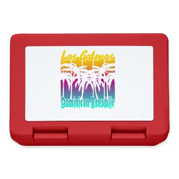 Las Galeras République dominicaine - Boîte à goûter - rouge - Devant