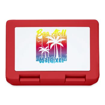 Baa Atoll Maldives - Lunchbox - red - Front