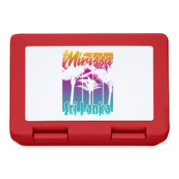 Mirissa Sri Lanka - Brotdose - Rot - Vorne