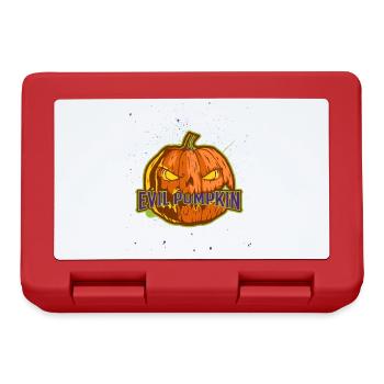 EVIL Pumpkin T-shirt *Halloween* - Brotdose - Rot - Vorne