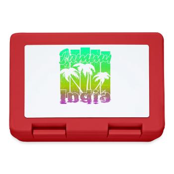 Jammu India Sunset - Lunchbox - red - Front