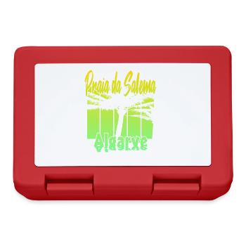 Vintage Praia da Salema Algarve - Lunchbox - red - Front
