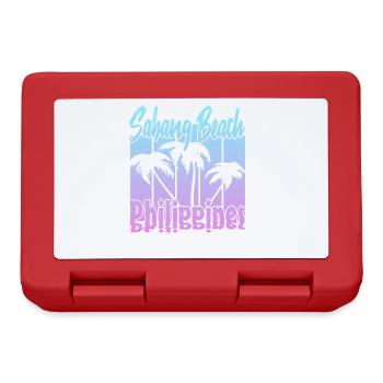 Vintage Sabang Beach Philippines - Brotdose - Rot - Vorne