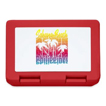 Vintage Sabang Beach Philippines - Brotdose - Rot - Vorne