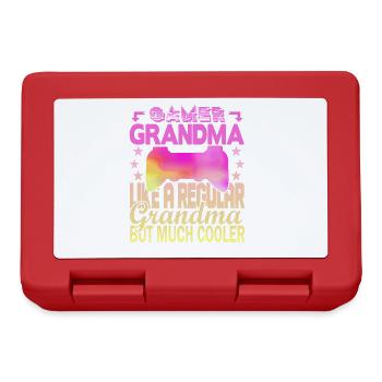 Gamer Oma - Brotdose - Rot - Vorne