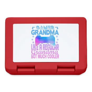 Grand-mère joueuse - Boîte à goûter - rouge - Devant