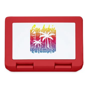 San Andrés Colombia - Brotdose - Rot - Vorne