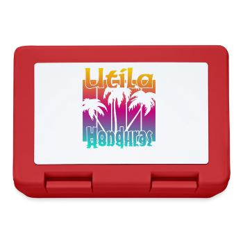 Utila Honduras - Brotdose - Rot - Vorne