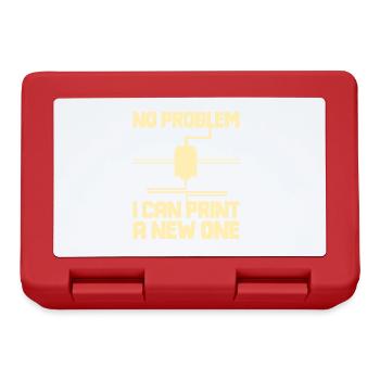 3D Printer 3D Printing - Lunchbox - red - Front