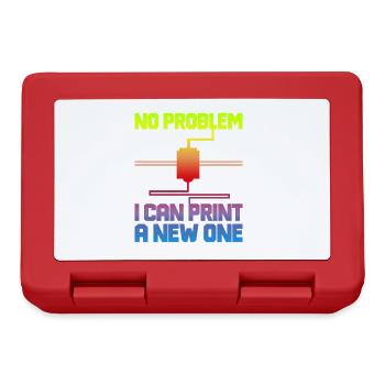 3D Printer 3D Printing - Lunchbox - red - Front