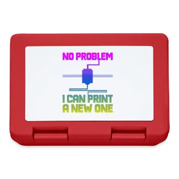 3D Printer 3D Printing - Lunchbox - red - Front
