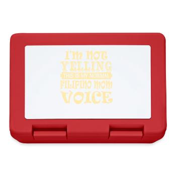 Filipino mother - Lunchbox - red - Front
