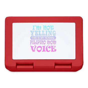 Filipino mother - Lunchbox - red - Front