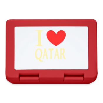 I love Qatar - Lunchbox - red - Front