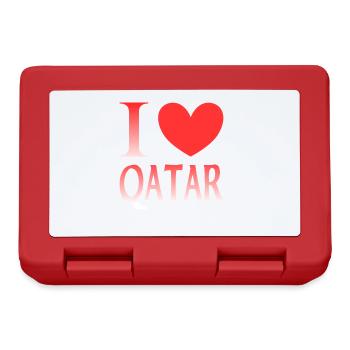 I love Qatar - Lunchbox - red - Front