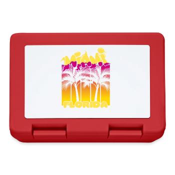 Miami Graffiti - Brotdose - Rot - Vorne