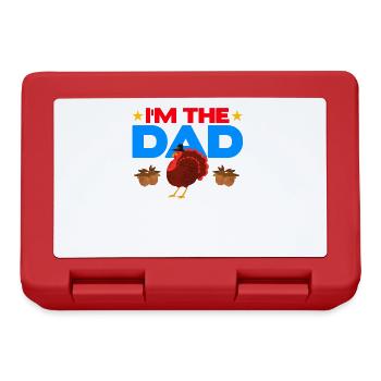I'm the Dad Turkey - Brotdose - Rot - Vorne