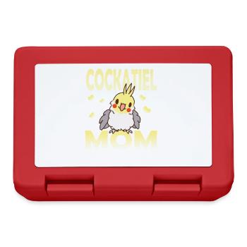 Cockatiel Mama - Boîte à goûter - rouge - Devant