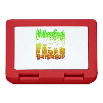 Mullins Beach Barbados - Lunchbox - red - Front
