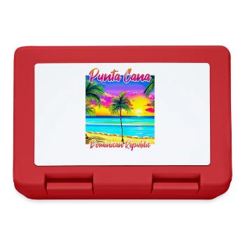Punta Cana Dominican Republic - Lunchbox - red - Front