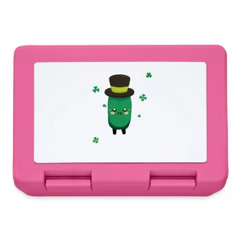 Saint Patrick - Concombre - Boîte à goûter - rose - Devant