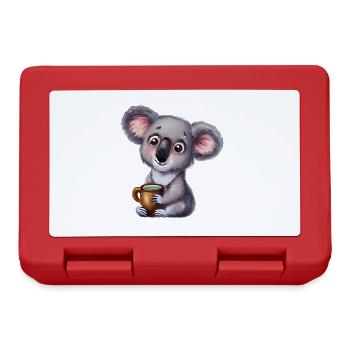 Koala Tee - Brotdose - Rot - Vorne