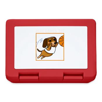 Here Comes The Basketbarker - Brotdose - Rot - Vorne