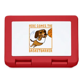 Here Comes The Basketbarker - Brotdose - Rot - Vorne