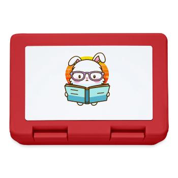 Bookworm - Lunchbox - red - Front