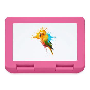 Parrot - Color explosion - Lunchbox - pink - Front