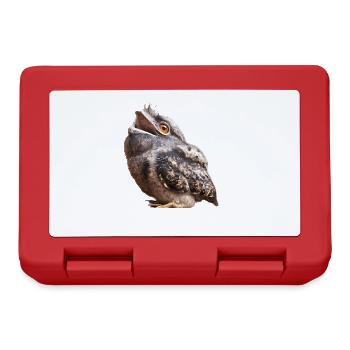 Potoo Eule - Brotdose - Rot - Vorne