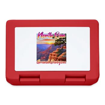 Sunset North Rim Grand Canyon - Lunchbox - red - Front