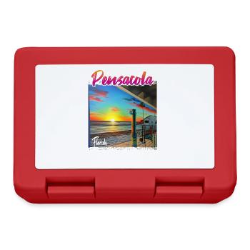 Sonnenuntergang in Pensacola, Florida - Brotdose - Rot - Vorne