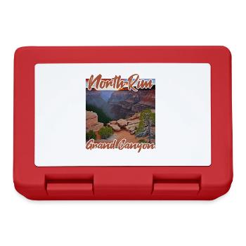 Sunset North Rim Grand Canyon - Lunchbox - red - Front
