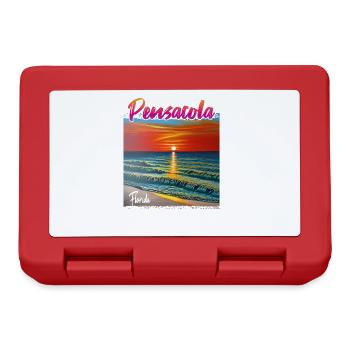 Sonnenuntergang in Pensacola, Florida - Brotdose - Rot - Vorne