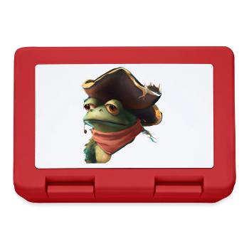 Pirate Frog Frog Pirates - Boîte à goûter - rouge - Devant