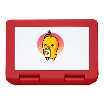 Refreshing mango enjoys mango juice - Lunchbox - red - Front