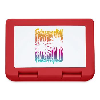 Sunset in Fakarava Atoll - Lunchbox - red - Front
