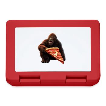 Bigfoot Pizza Party - Lunchbox - red - Front