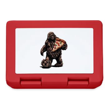 Bigfoot Pizza Party - Lunchbox - red - Front