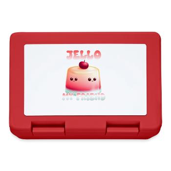 Jell-O avec Jello, mon ami - Boîte à goûter - rouge - Devant