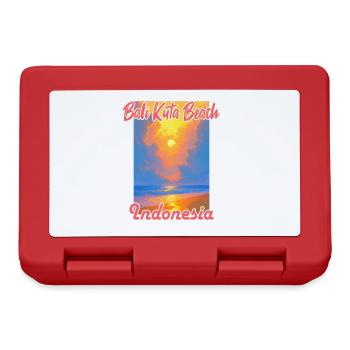 Bali Kuta Beach, Indonesia - Lunchbox - red - Front