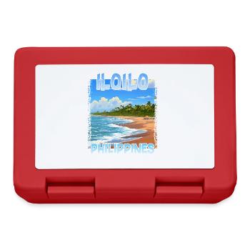Iloilo, Philippines - Boîte à goûter - rouge - Devant