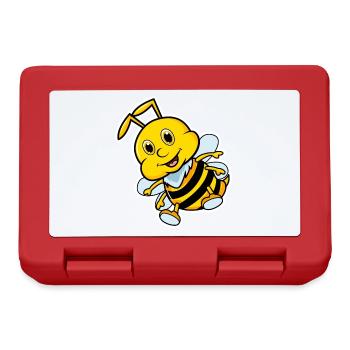bee - Lunchbox - red - Front