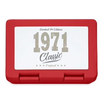 birthday 52 years 1971 year of birth - Lunchbox - red - Front