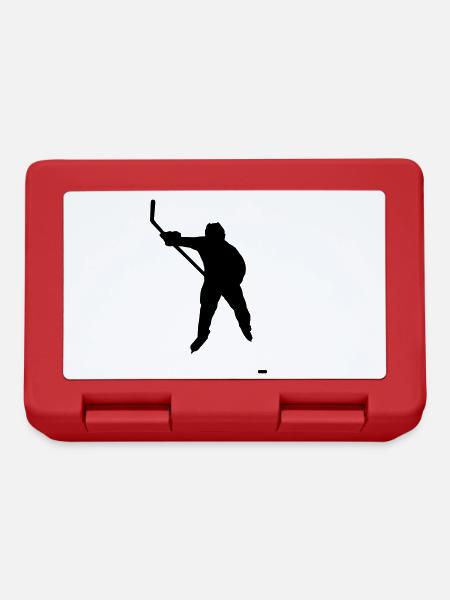 Eishockey - Brotdose - Rot