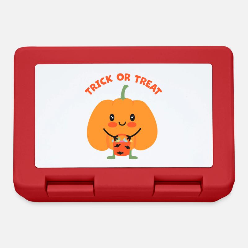 Pumpkin trick or treat - Lunchbox - red