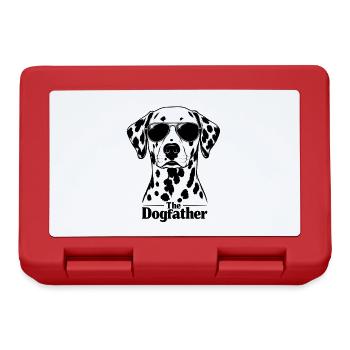 Le Dogfather - Dalmates - Boîte à goûter - rouge - Devant