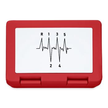 Car - Gear - Lunchbox - red - Front