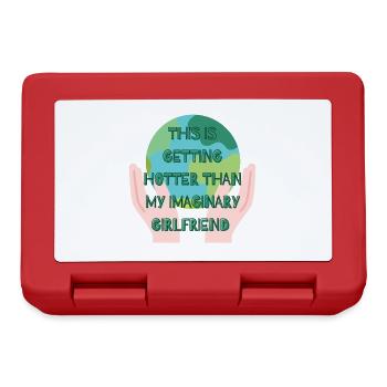 Stop global warming - Lunchbox - red - Front